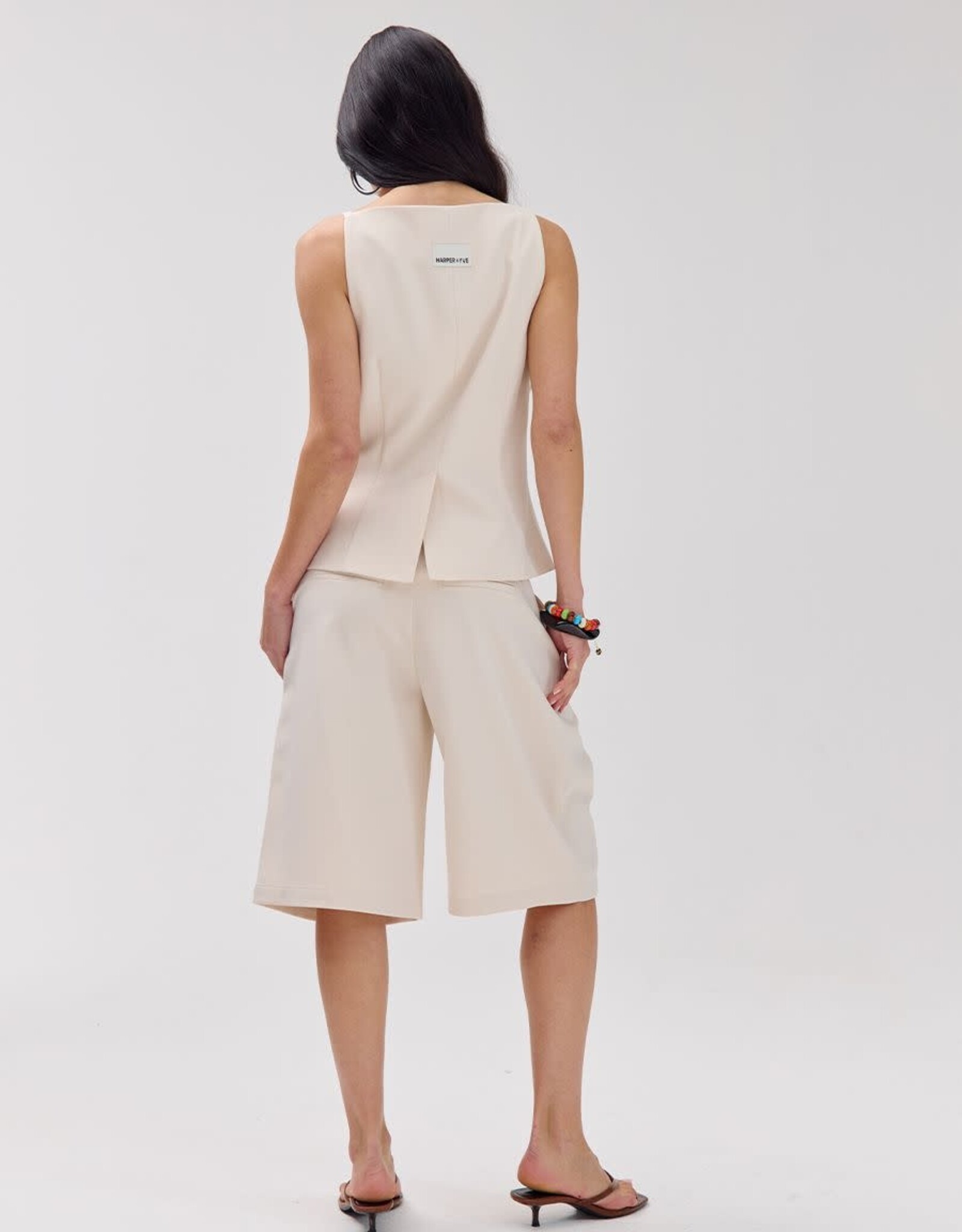 Harper&Yve Top/Waistcoat 'Rey' - Ecru - Harper&Yve