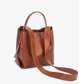 HVISK Handtas  'Molly Glossy Structure' - Brown Amber - Hvisk