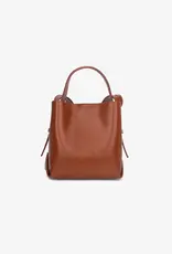 HVISK Handtas  'Molly Glossy Structure' - Brown Amber - Hvisk