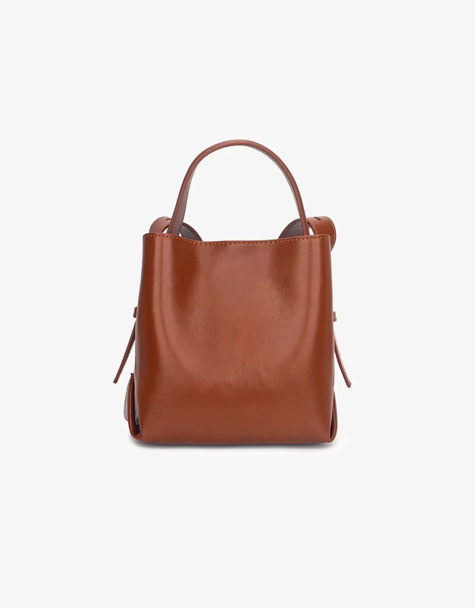 HVISK Handtas  'Molly Glossy Structure' - Brown Amber - Hvisk