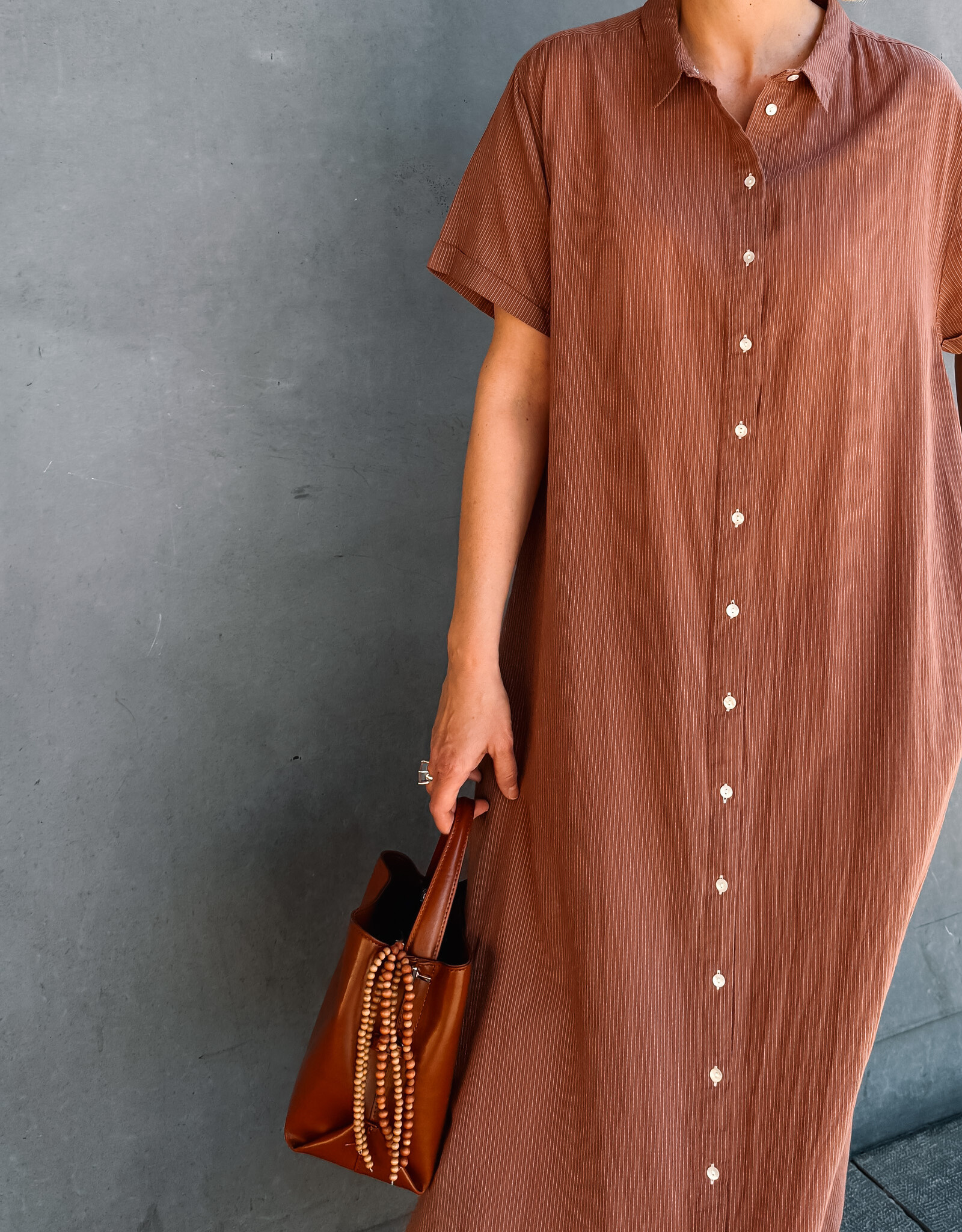 Hod Paris Jurk 'Tampa' - Nut - Hod Paris