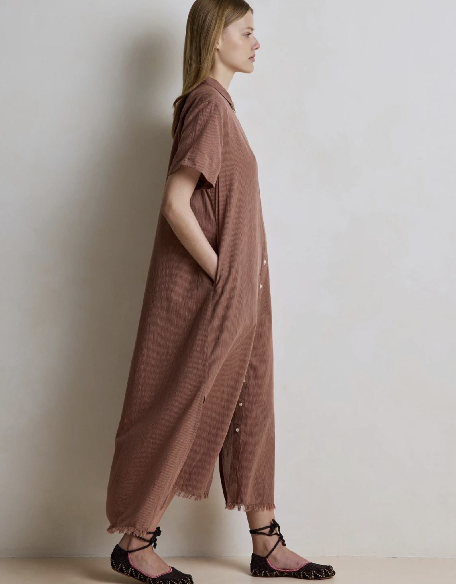 Hod Paris Jurk 'Tampa' - Nut - Hod Paris