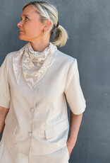 Blouse Linen 'Rory' - Creme - Neo Noir