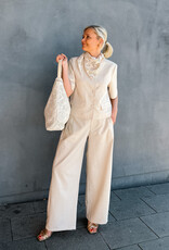 Blouse Linen 'Rory' - Creme - Neo Noir