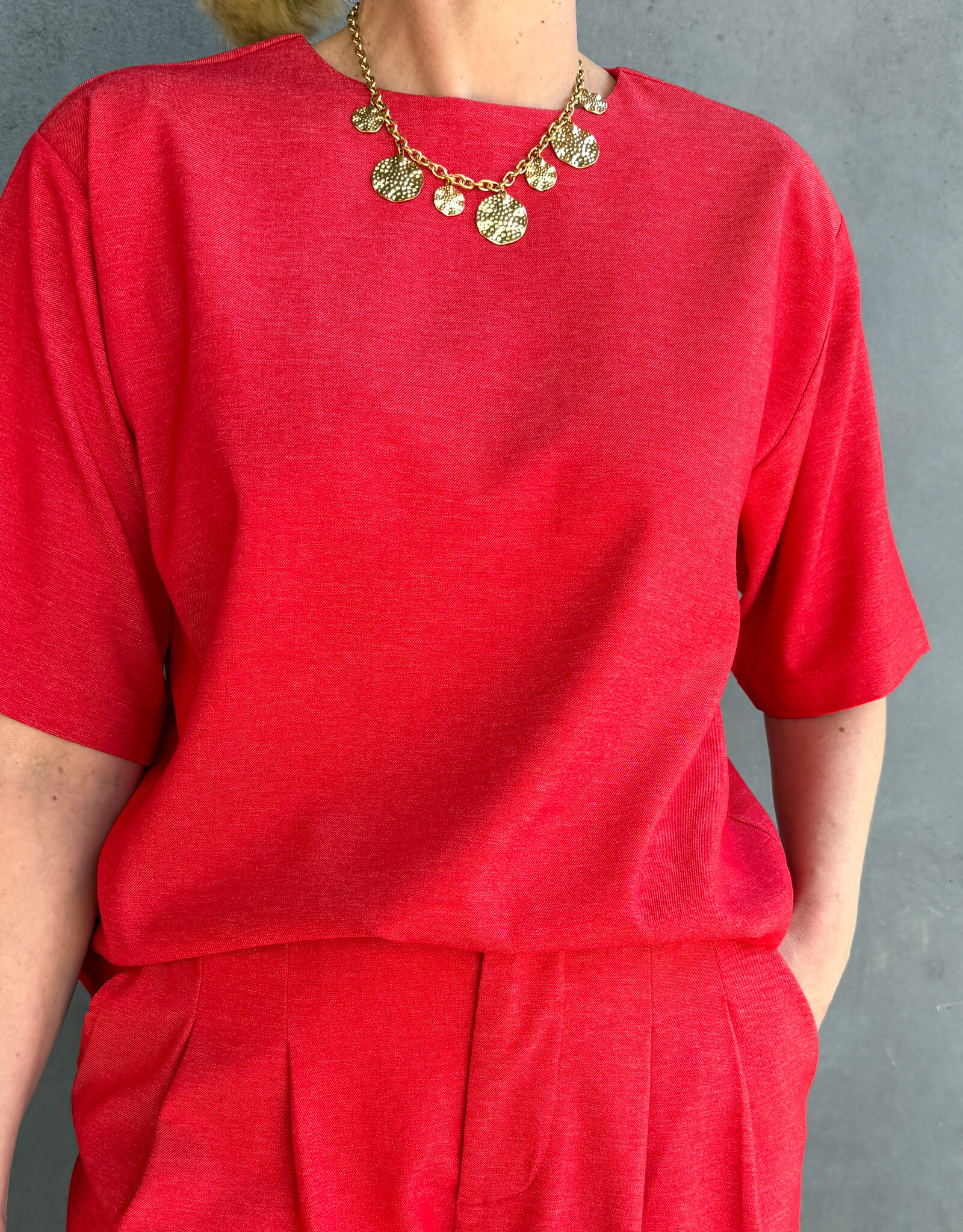 Refined Department T-Shirt 'Zaya' - Burned Orange - Refined Department