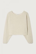 American Vintage Sweater Col Bateau 'Itonay' - Ecru Chine - Ito03A  -  American Vintage