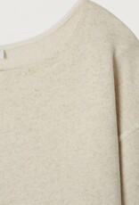 American Vintage Sweater Col Bateau 'Itonay' - Ecru Chine - Ito03A  -  American Vintage