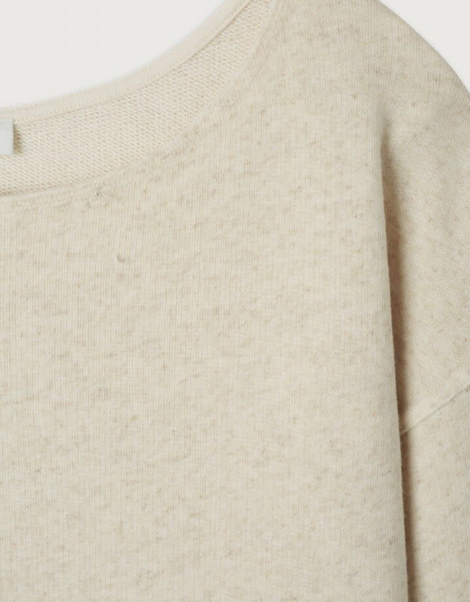 American Vintage Sweater Col Bateau 'Itonay' - Ecru Chine - Ito03A  -  American Vintage