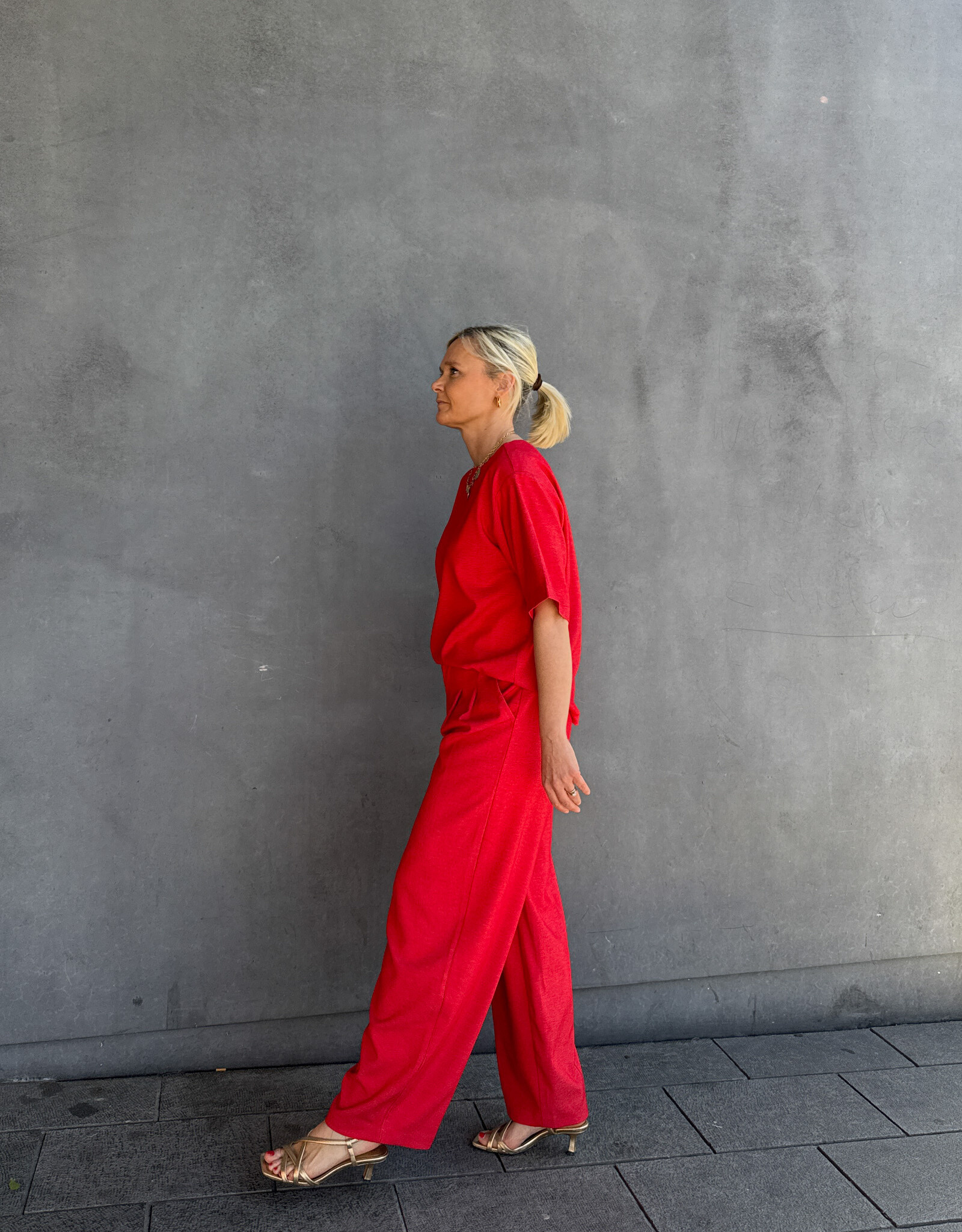 Refined Department Broek 'Kaly' - Burned Orange - Refined Department