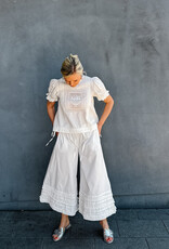Damson Madder Broek 'Florentina' - White - Damson Madder