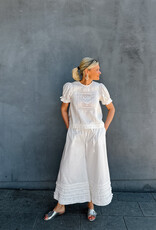 Damson Madder Broek 'Florentina' - White - Damson Madder