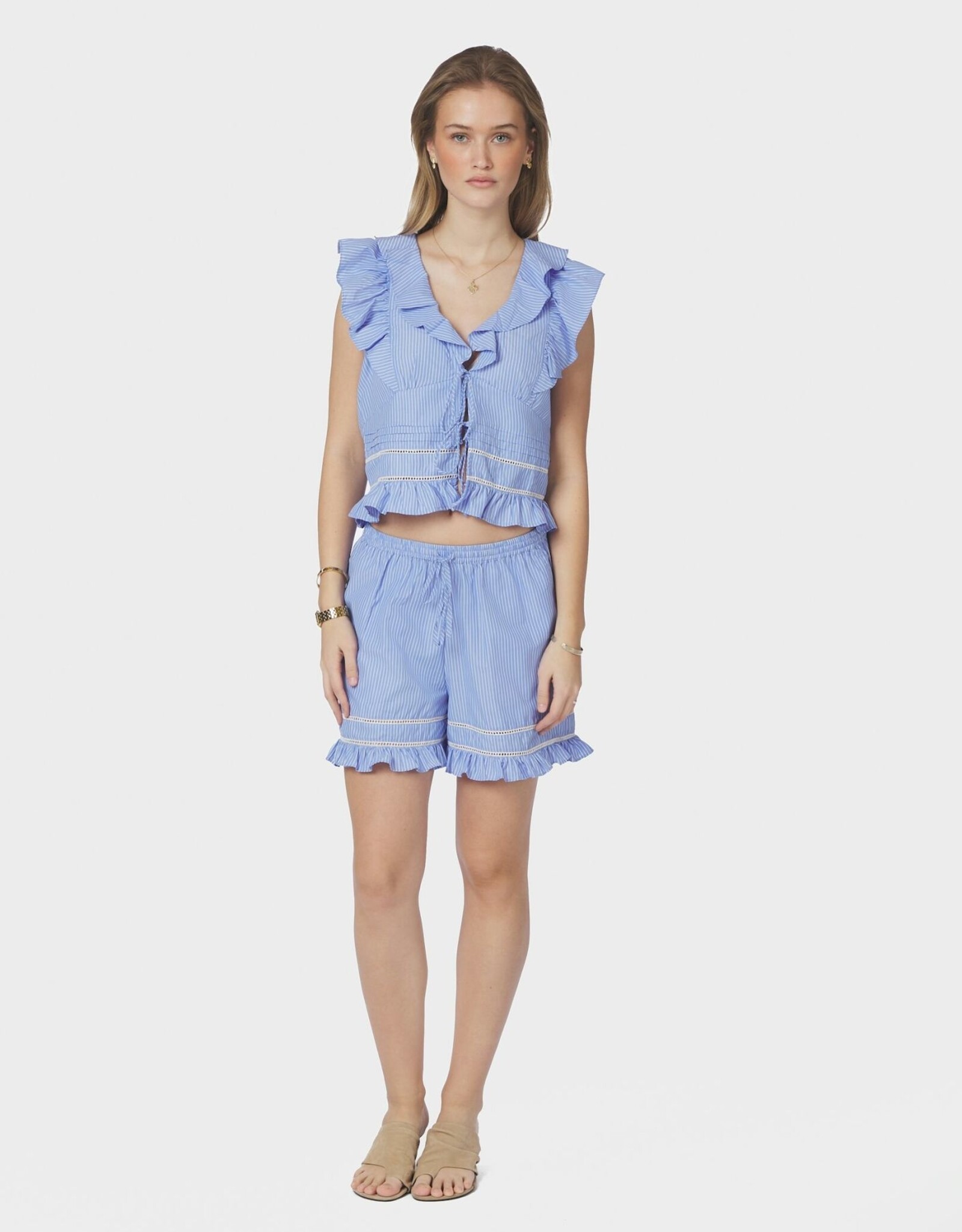 Short Stripe 'Amansa' - Light Blue - Neo Noir