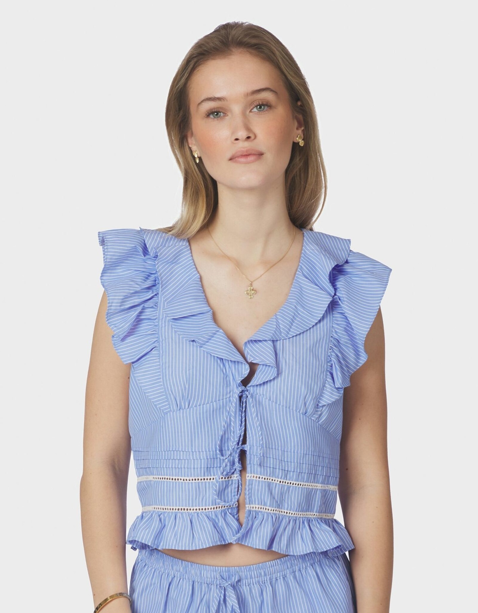 Top Stripe 'Jolia' - Light Blue - Neo Noir