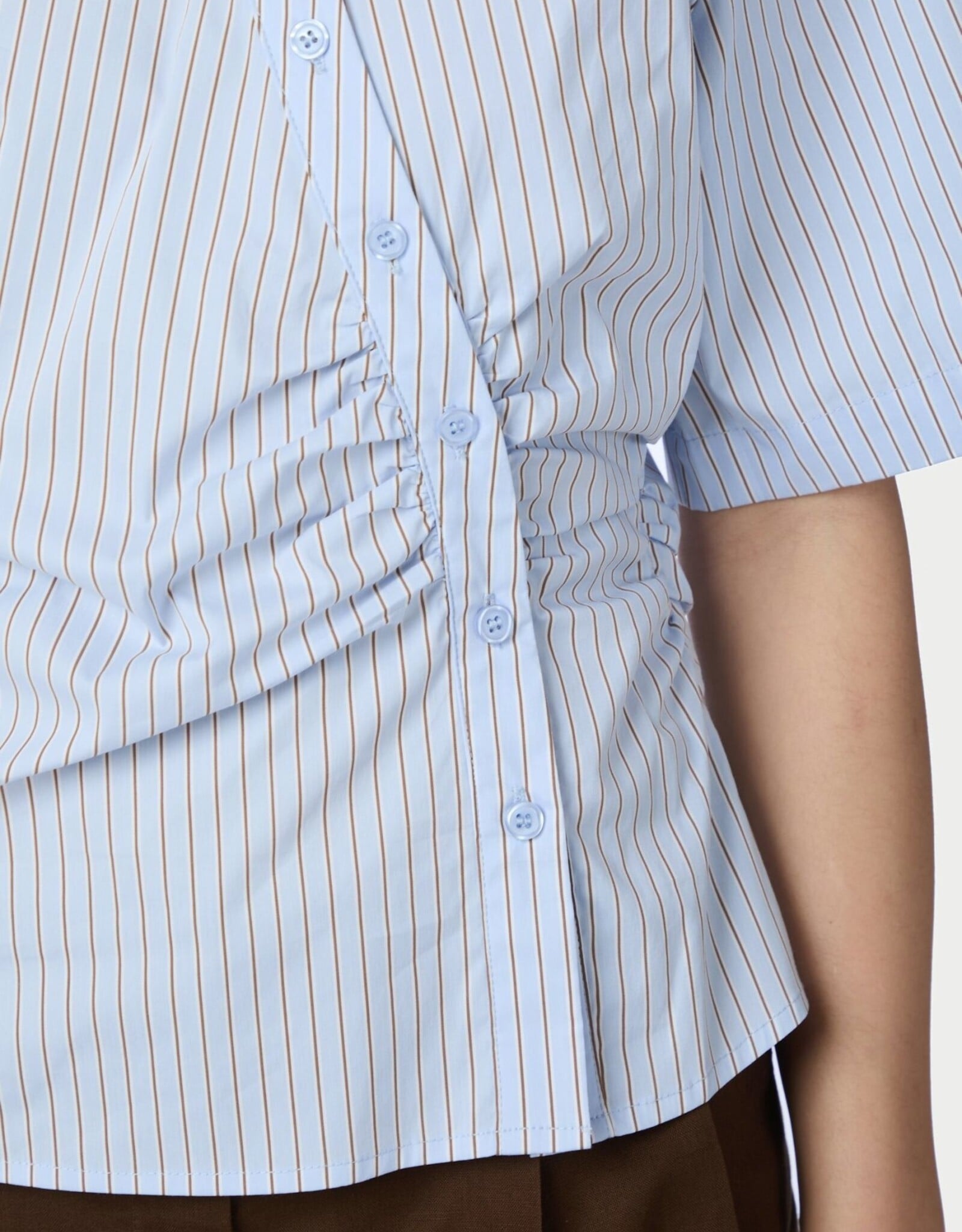 Blouse Stripe 'Hazel' - Light Blue - Neo Noir