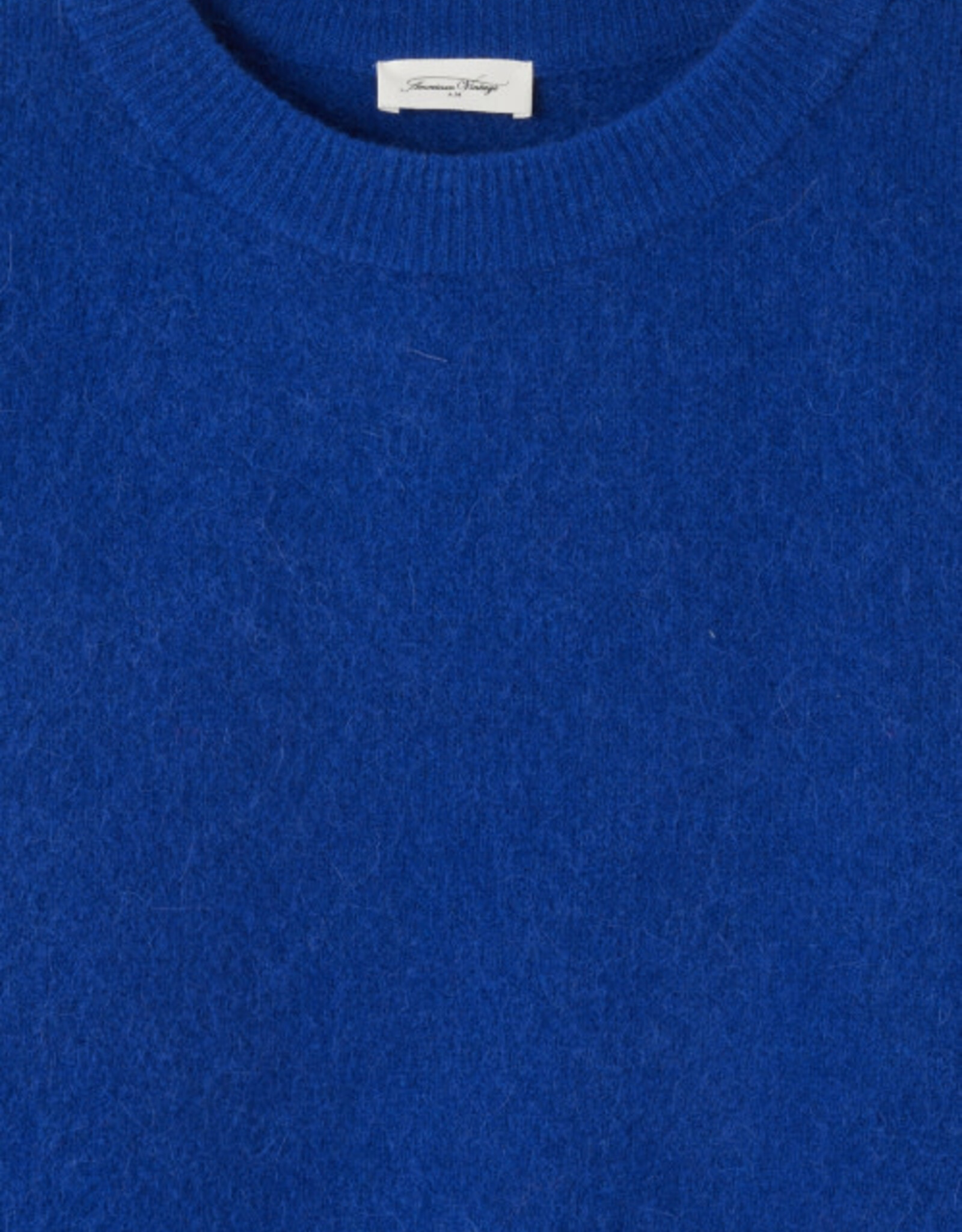 American Vintage Pull 'Vitow' - Bleu Royal - Vito18E -  American Vintage