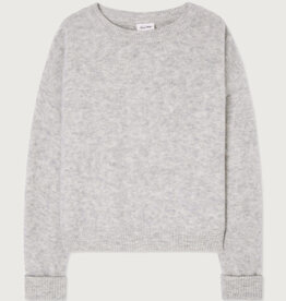 American Vintage Pull 'Vitow' - Gris Clair Chine - Vito18E -  American Vintage