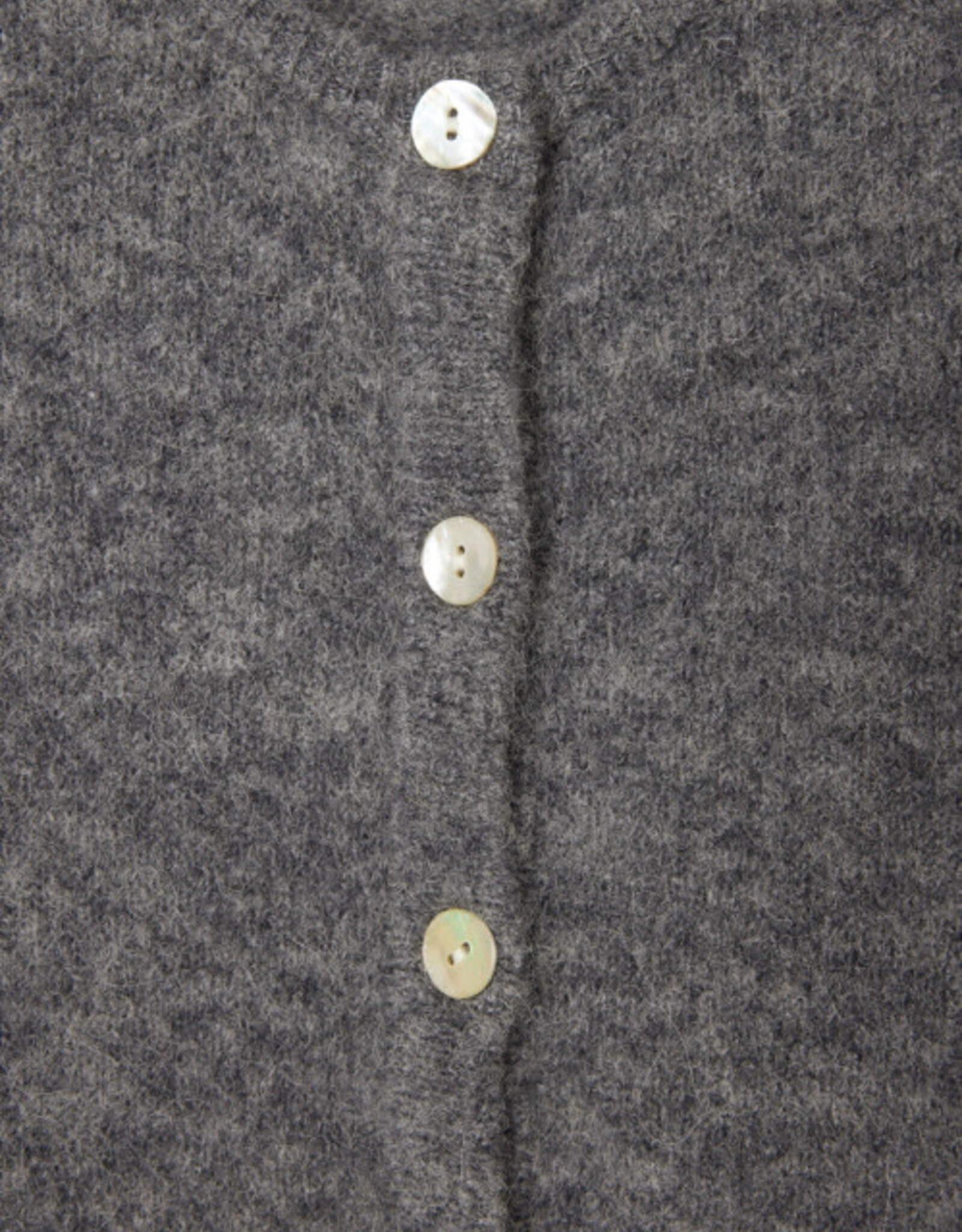 American Vintage Cardigan 'Vitow' - Acier Chine - Vito19E  - American Vintage