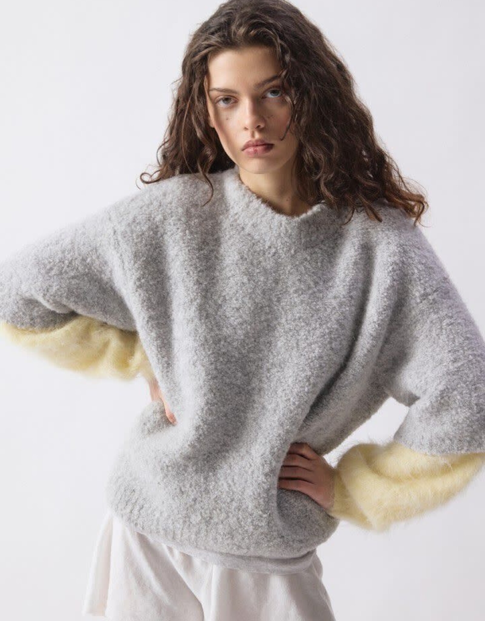 American Vintage Pull 'Zolly' - Gris Chine - Zol18B  - American Vintage