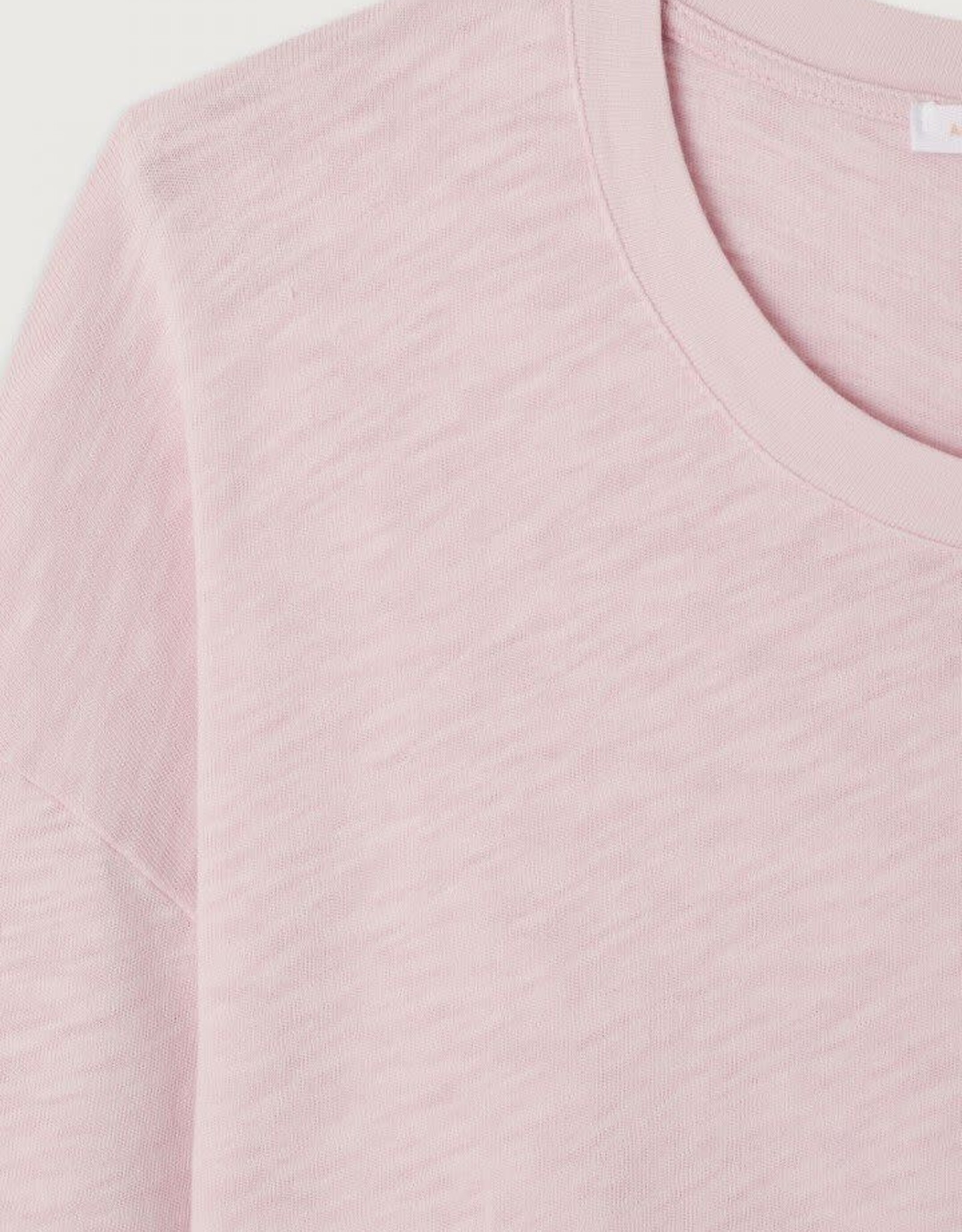 American Vintage T-Shirt Lange Mouw 'Sonoma' - Guimauve Vintage - Son02IG - American Vintage