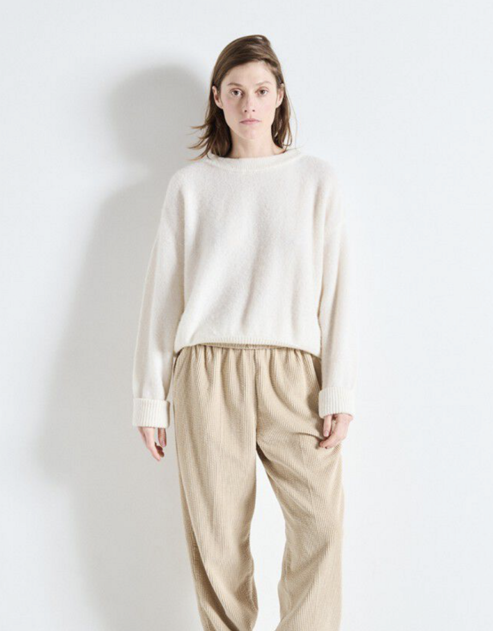 American Vintage Pull 'Vitow' - Blanc - Vito18E -  American Vintage