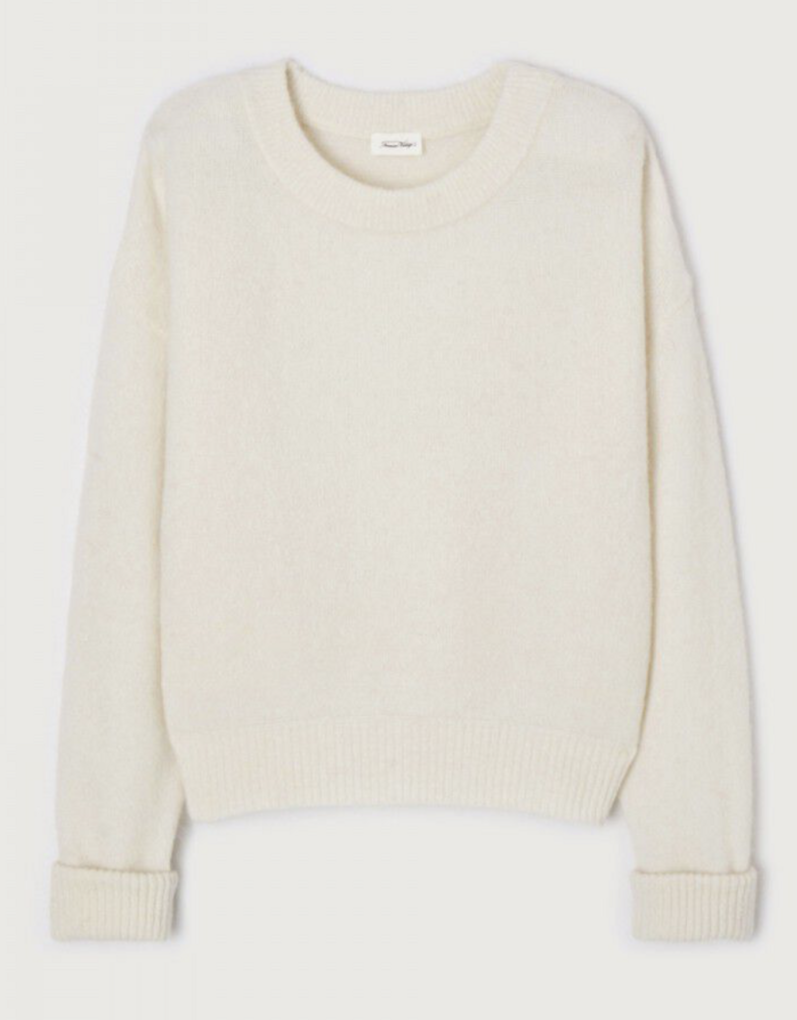 American Vintage Pull 'Vitow' - Blanc - Vito18E -  American Vintage