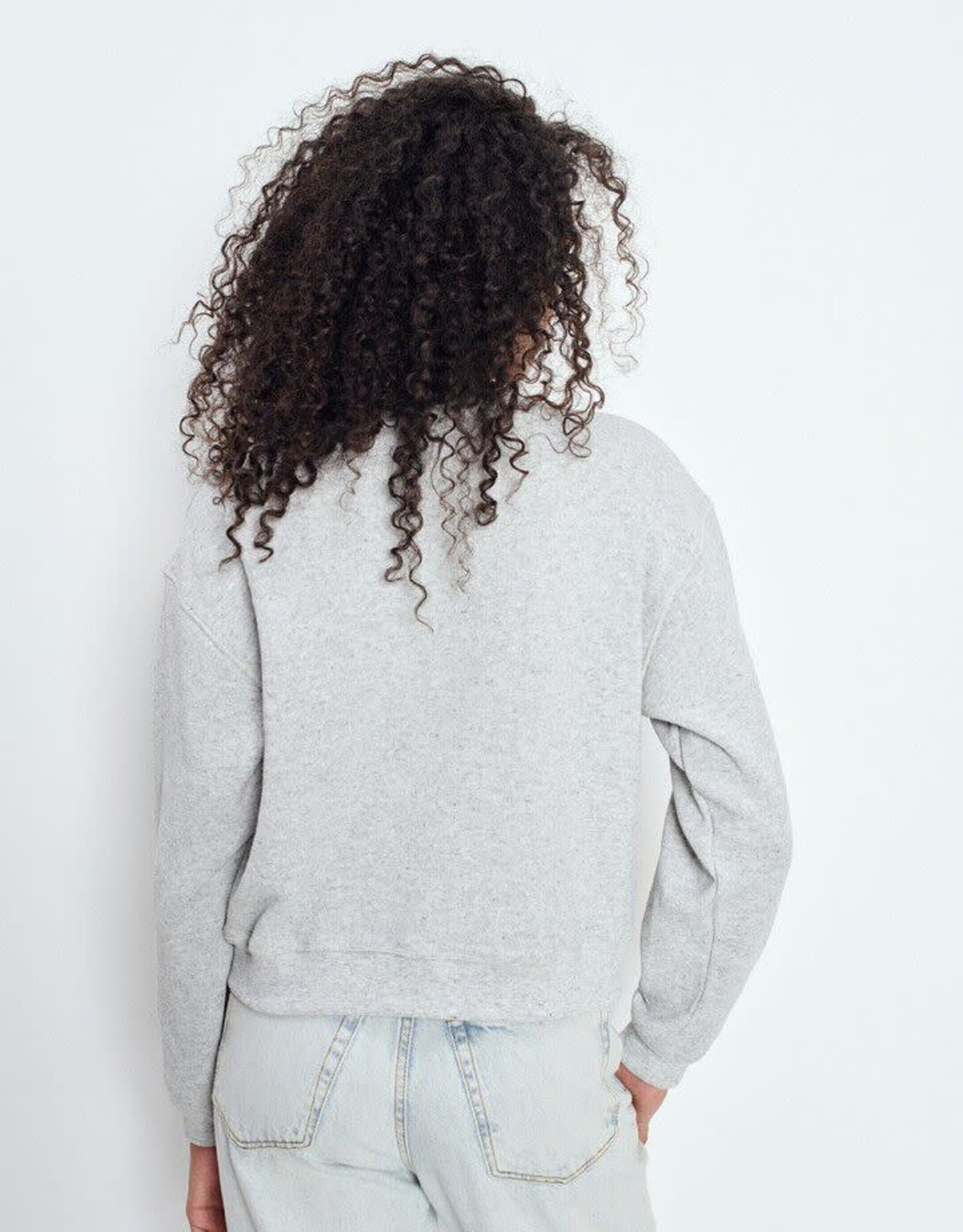 American Vintage Sweater 'Evona' - Gris Clair Chine - Evo03A - American Vintage
