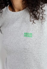 American Vintage Sweater 'Evona' - Gris Clair Chine - Evo03A - American Vintage