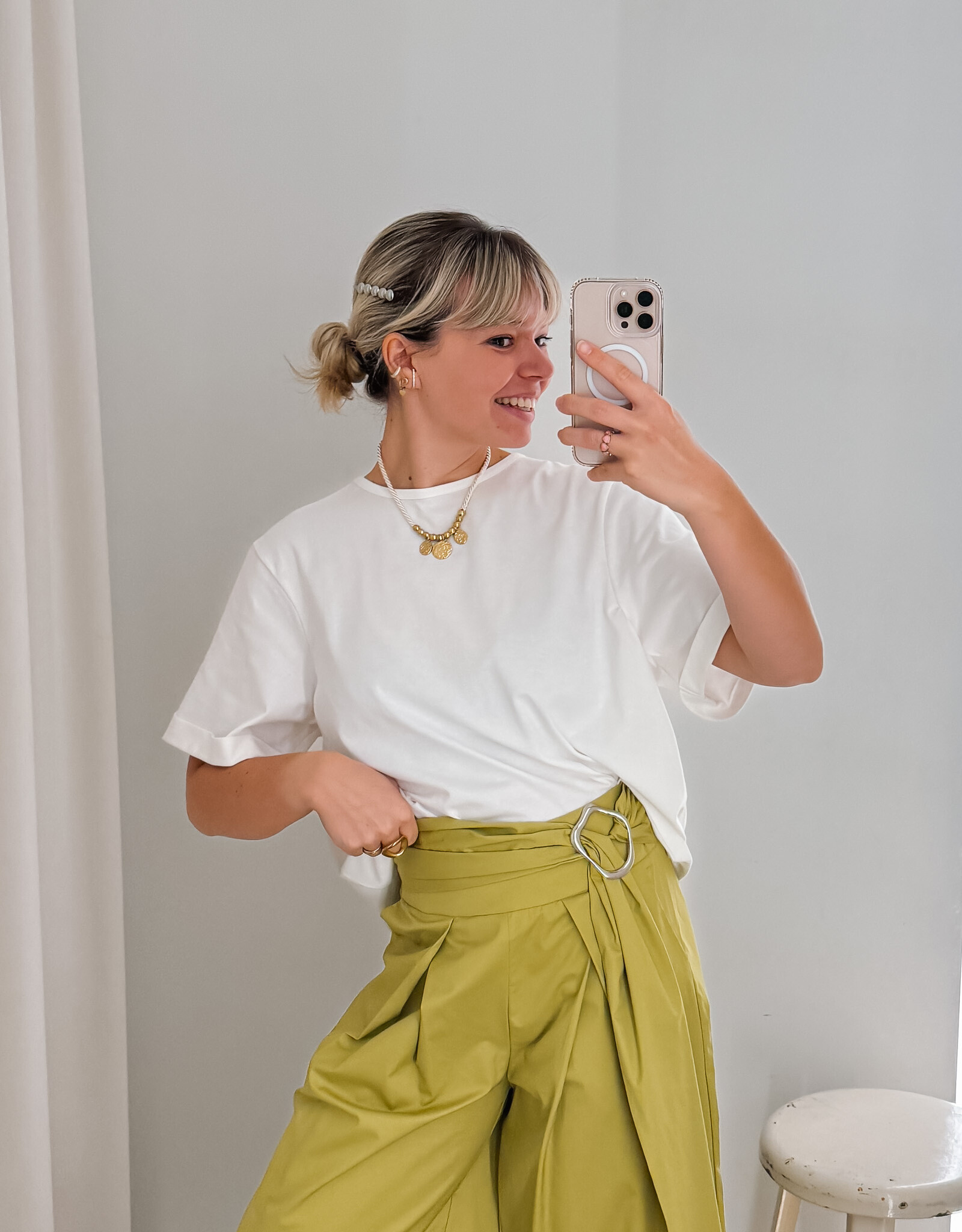 Another Label T-Shirt 'Alais' - Off White - Another Label