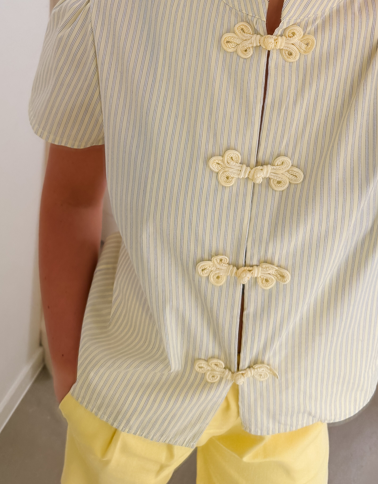 The Golden House Joh Blouse Ligne 'Mao' - Yellow - One Size