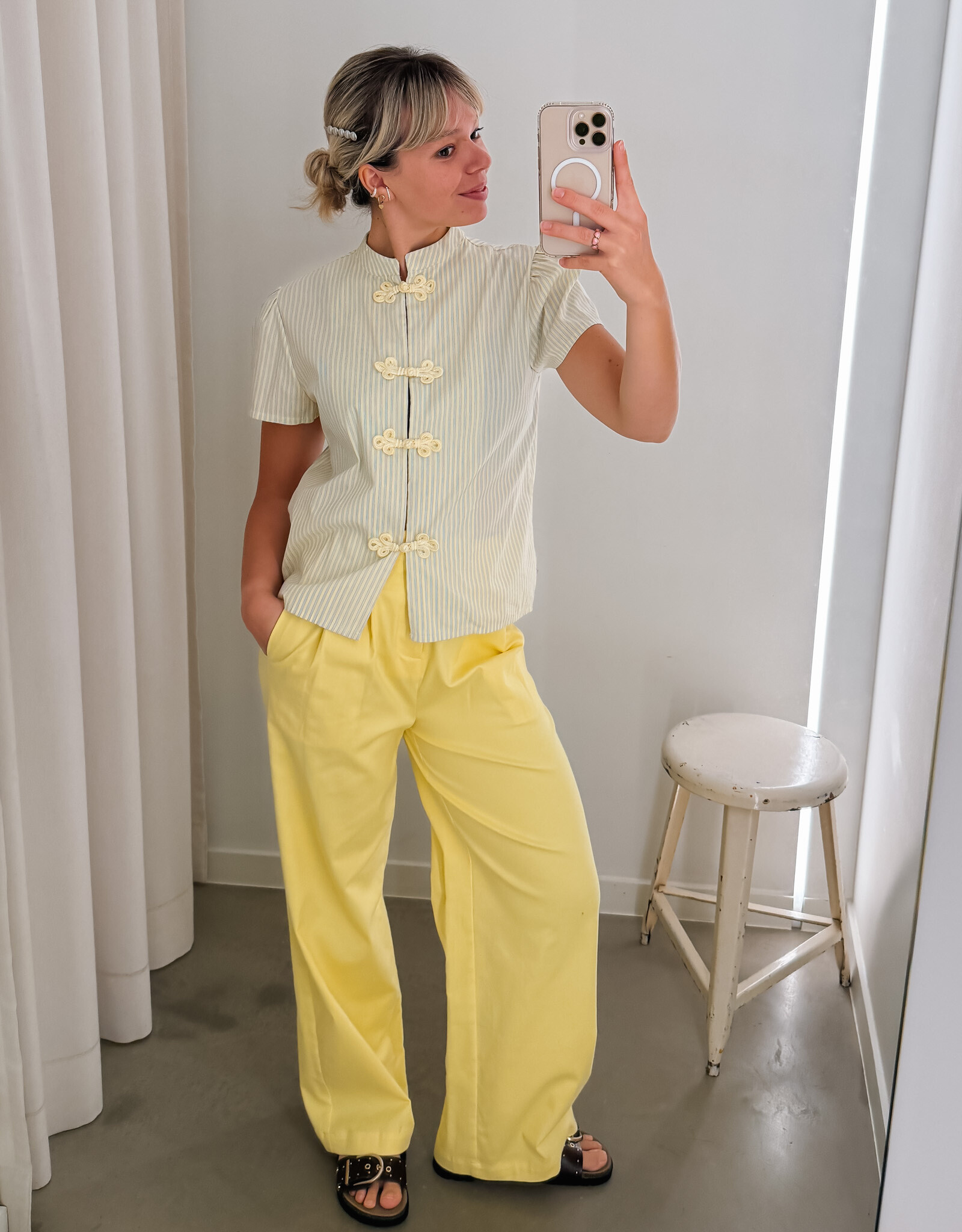 Laure+Max Broek 'Piava' - Jaune Citron - Laure+Max