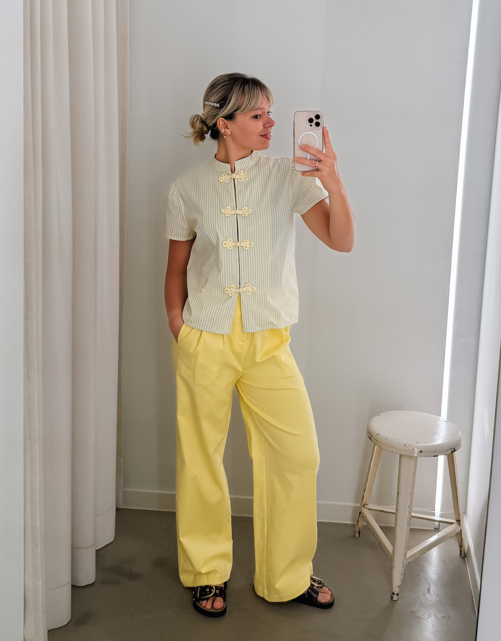 Laure+Max Broek 'Piava' - Jaune Citron - Laure+Max