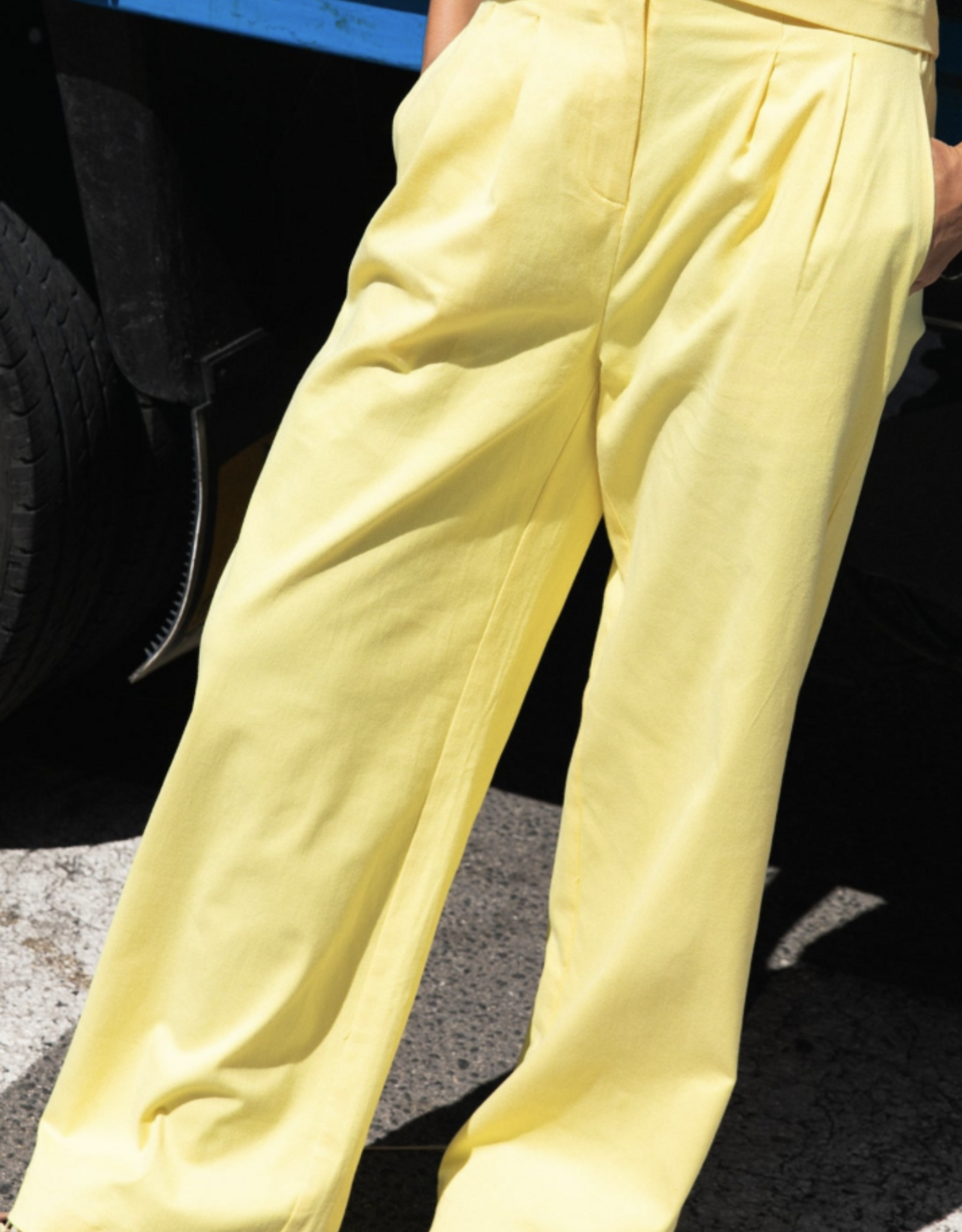 Laure+Max Broek 'Piava' - Jaune Citron - Laure+Max