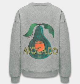 Harper&Yve Sweater 'Clubavocado' - Grey Melee - Harper&Yve