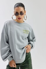Harper&Yve Sweater 'Clubavocado' - Grey Melee - Harper&Yve
