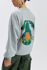 Harper&Yve Sweater 'Clubavocado' - Grey Melee - Harper&Yve