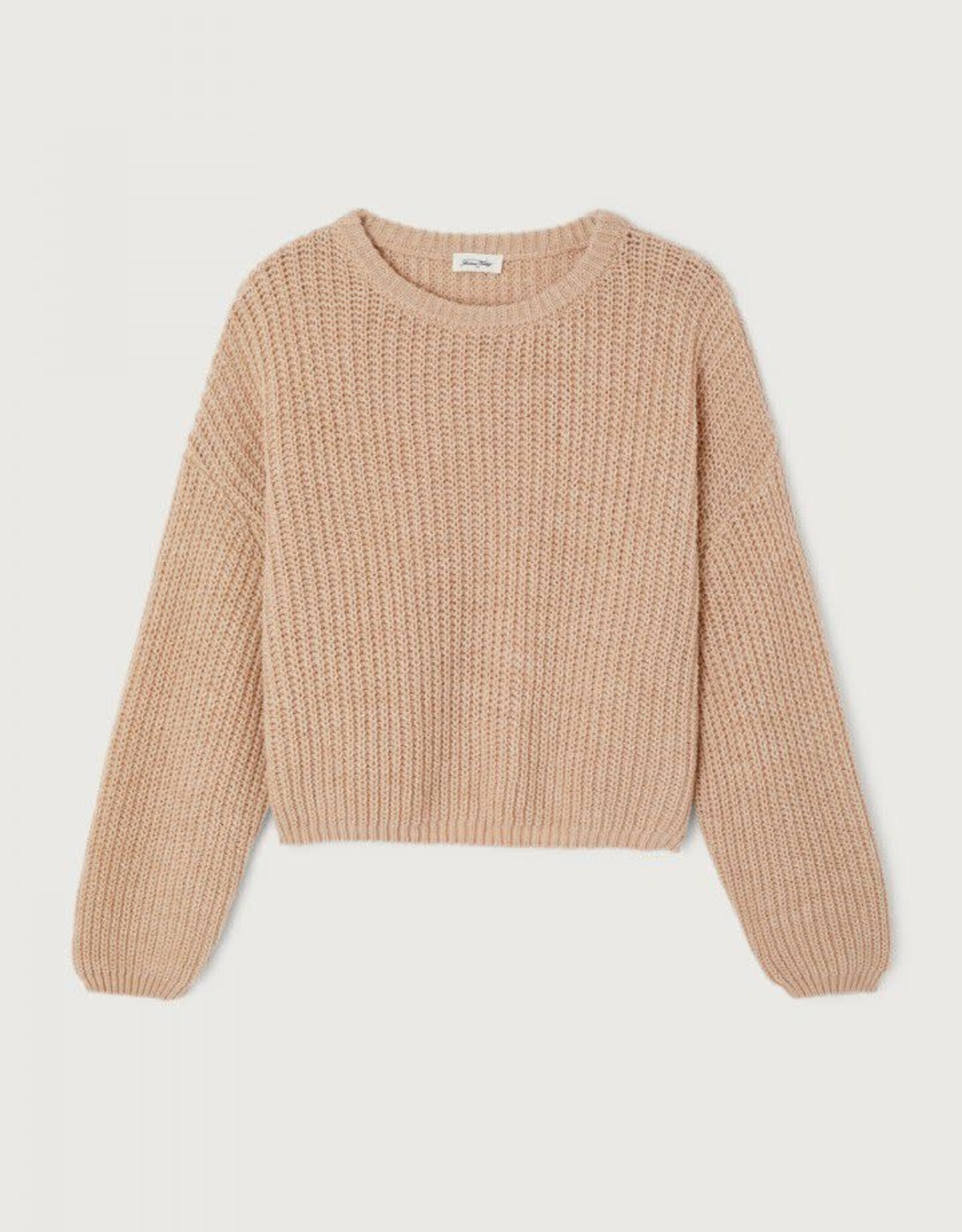 American Vintage Pull 'Cyrow' - Beige Clair Chine - Cyr18A -  American Vintage