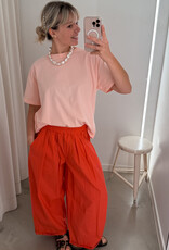 The Golden House Joh Broek Toile Wide 'Mindy' - Coral -  TU