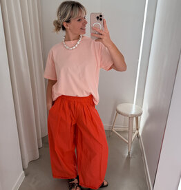 The Golden House Joh Broek Toile Wide 'Mindy' - Coral - TU