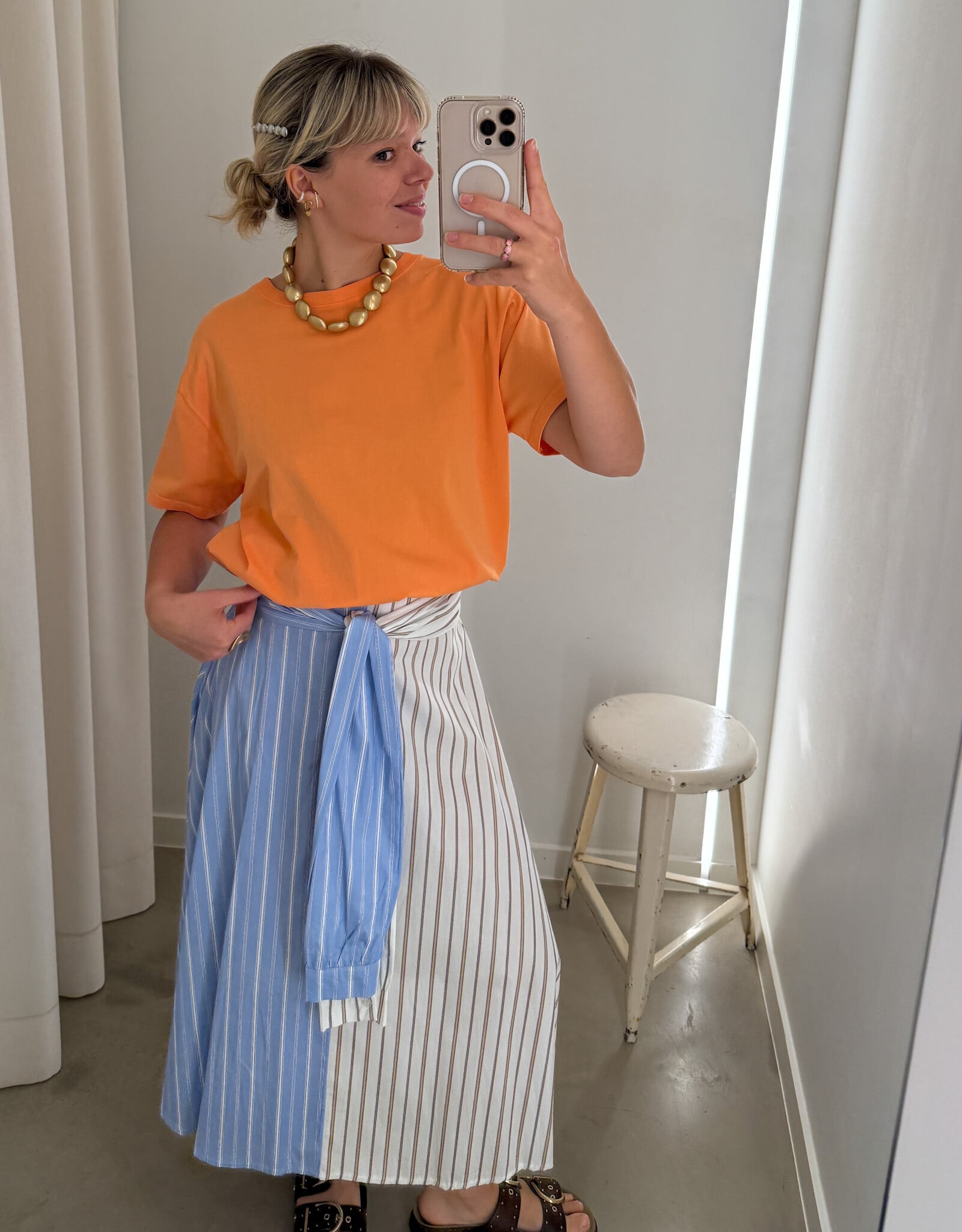 The Golden House Joh Rok Stripe 'Celine' - Blue/White - TU