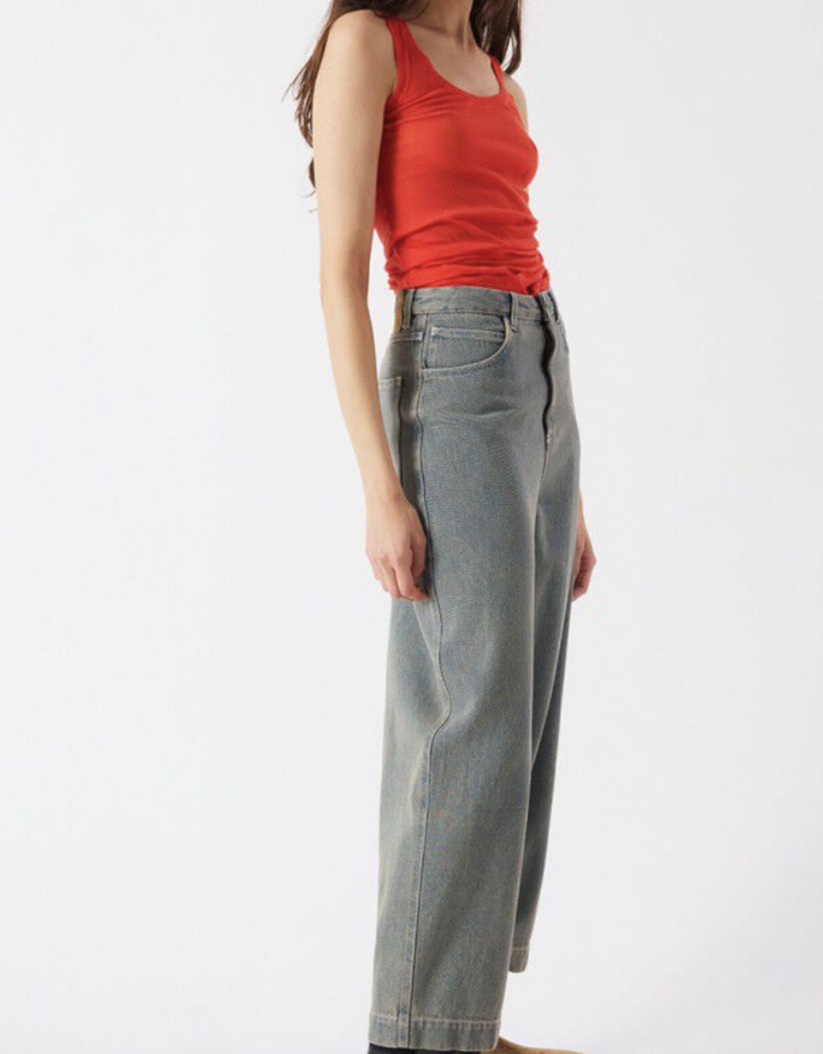 American Vintage Jeans 5 Poches 'Arlow' - Stone Dirty - Arl11A -  American Vintage