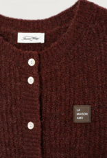 American Vintage Cardigan Zonder Mouw 'East' - Acerola Chine - East19M - American Vintage