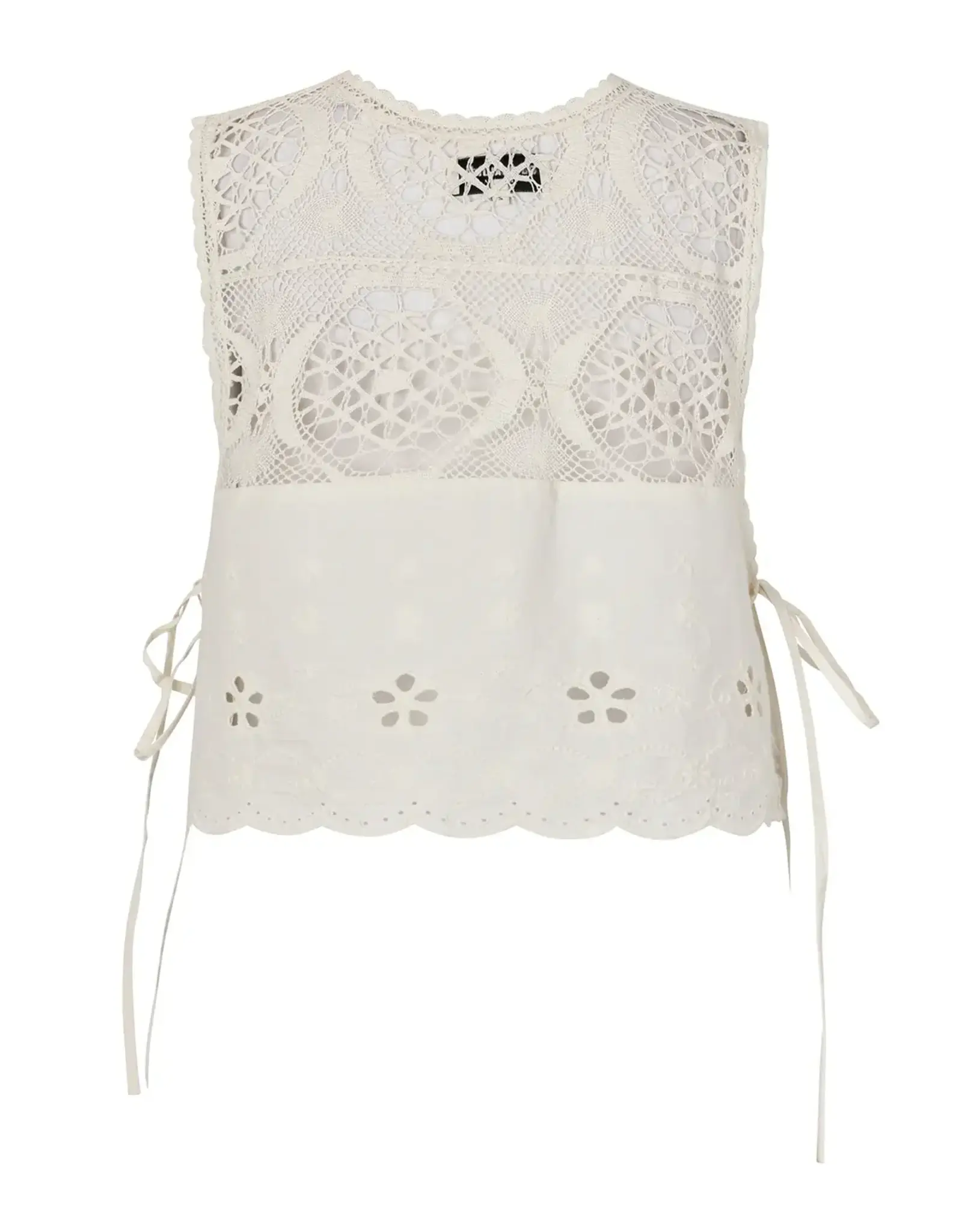 Lollys Laundry Top 'Portobello' - White - Lollys Laundry