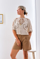 Suncoo Blouse 'Lindsay' - Beige - Suncoo