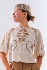 Suncoo Blouse 'Lindsay' - Beige - Suncoo