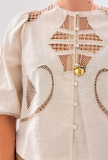 Suncoo Blouse 'Lindsay' - Beige - Suncoo