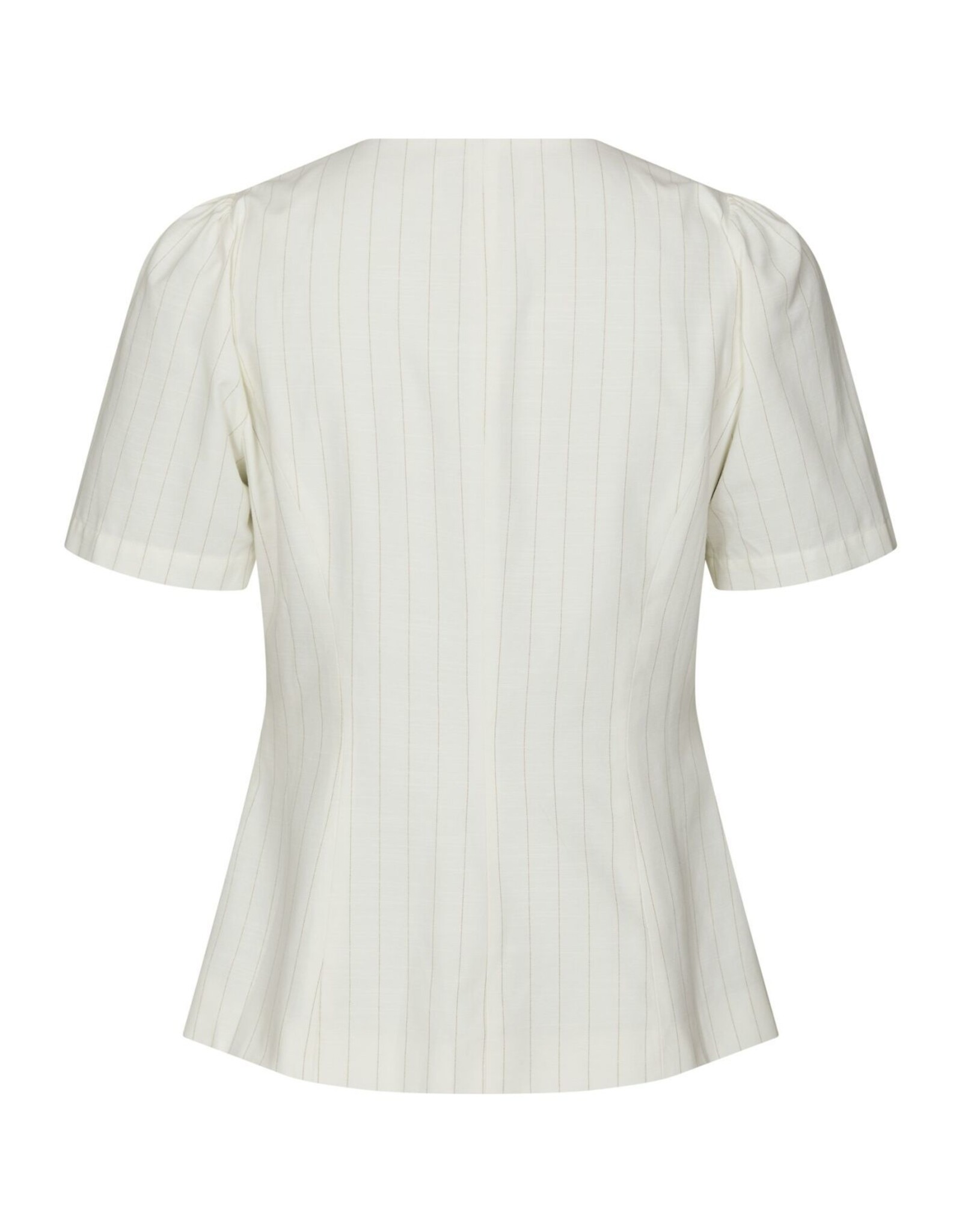 Blouse/Waistcoat 'Jules' - Taupe Stripe - Neo Noir