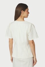 Blouse/Waistcoat 'Jules' - Taupe Stripe - Neo Noir