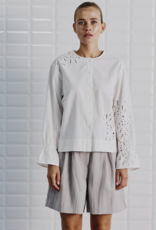 Withblack Blouse Long Sleeve 'Marit' - White - Withblack