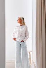Withblack Blouse Long Sleeve 'Marit' - White - Withblack