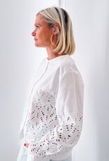 Withblack Blouse Long Sleeve 'Marit' - White - Withblack